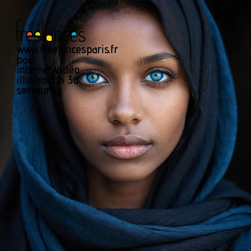 Pao mise en page internet vidéo illustration 3d serveur IA générative AI freelance paris studio de création magazines 7305ph30